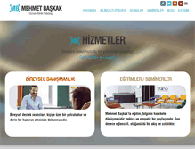 Tablet Screenshot of mehmetbaskak.com